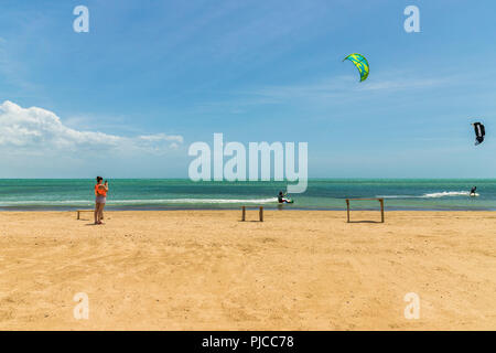 Una vista di Cabo de la Vela in Colombia Foto Stock