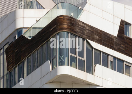 Zaha Hadid Architects, CityLife Milano edificio residenziale complesso, 2014, Milano, Italia, vista esterna Foto Stock