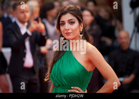 Amelia Liana alla premiere di gala per lo screening del film Suspiria al settantacinquesimo Festival del Cinema di Venezia, Sala Grande sabato 1 settembre 2018, Venezia Foto Stock