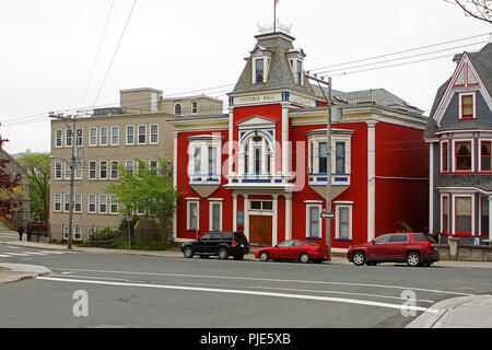 Edificio per uffici nel centro cittadino di San Giovanni, Terranova, Canada Foto Stock