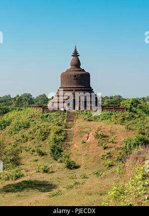 Pagoda Myatazaung, Mrauk U, Myanmar Foto Stock