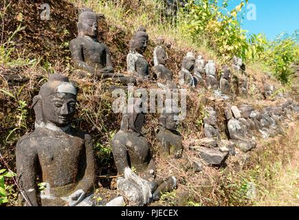 Koe Thaung Pagoda, Mrauk U, Myanmar Foto Stock