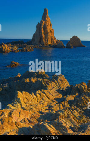 Cabo de Gata, Reef delle Sirene, Riserva della Biosfera, Spagna Foto Stock