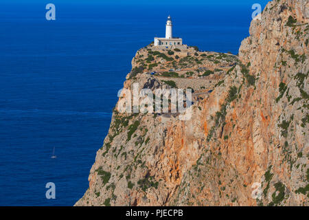 Mallorca, Faro, Cabo de Formentor, Spagna Foto Stock