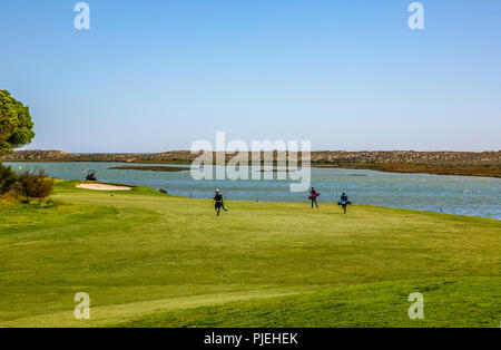 Quinta do Lago Campo da golf - Golf vicino al mare Foto Stock