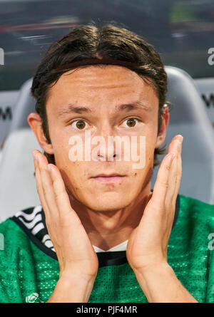 Monaco di Baviera, Germania. 6 Settembre, 2018. Germania - Francia, calcio, Monaco di Baviera, Settembre 06, 2018 Niko SCHULZ, DFB 14 half-size, ritratto, Germania - Francia 0-0 Importante: DFB regolamenti vietano qualsiasi uso di fotografie come sequenze di immagini e/o quasi-video. Nazioni Football League, stagione 2018/2019, Settembre 06, 2018 Monaco di Baviera, Germania. Credito: Peter Schatz/Alamy Live News Foto Stock