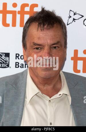 Director Neil Jordan assiste la premiere del 'Greta' durante la 43a Toronto International Film Festival, tiff a Ryerson Theater di Toronto, Canada, il 06 settembre 2018. | Utilizzo di tutto il mondo Foto Stock