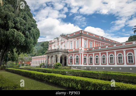 Il museo imperiale ex Palazzo Invernale della monarchia brasiliano - Petropolis, Rio de Janeiro, Brasile Foto Stock