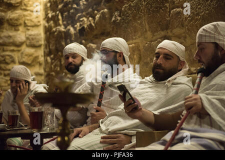 Uno dei passi all'interno del bagno di Damasco Foto Stock