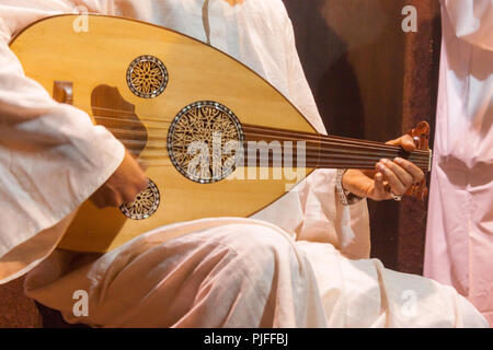 African Nubian Sufi la canzone e ballo, il Cairo, Egitto Foto Stock