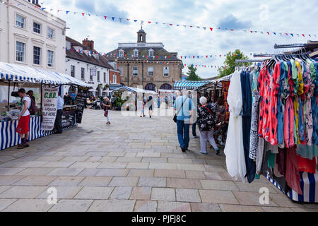 Warwick una città sul fiume Avon, in Inghilterra il West Midlands Foto Stock