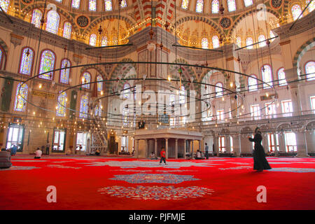 Turchia, Istanbul, comune di Fatih, quartiere di Fatih, Moschea Fatih Foto Stock