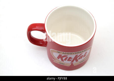 Vintage promozionali in ceramica Kit Kat Mug cinquantesimo anniversario 1937- 1987 Foto Stock