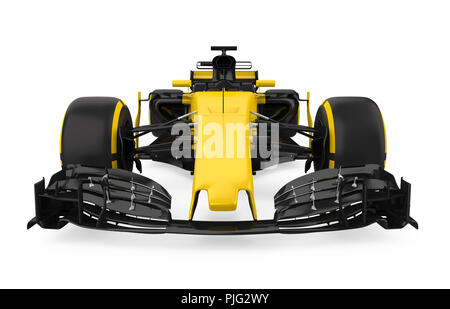 Gara di Formula Uno auto isolato Foto Stock