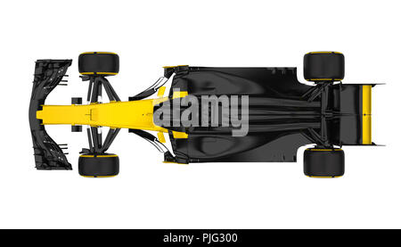 Gara di Formula Uno auto isolato Foto Stock