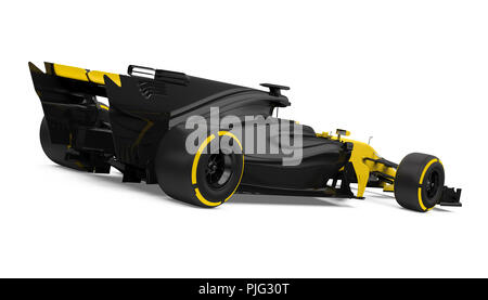 Gara di Formula Uno auto isolato Foto Stock