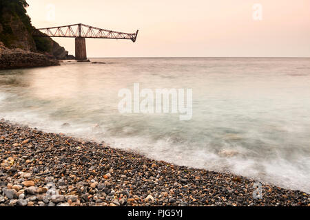 Cargadero de Dicido, Mioño, Castro Urdiales, Cantabria, SPAGNA Foto Stock