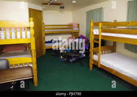 Wee Bunkhouse. John O' semole (Duncansby head) in terre fine. da estremità a estremità trail. Cape Wrath trail. Glenshiel Bridge. Ross-shire. Highlands. La Scozia. Regno Unito Foto Stock