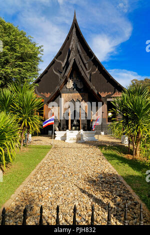 Baan Dam (nero della casa), Thawan Duchanee, Chiang Rai, Thailandia Foto Stock