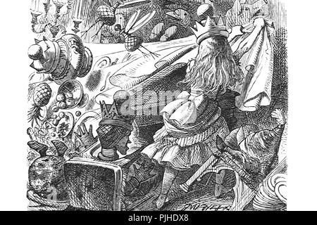 Vintage john tenniel artwork Foto Stock