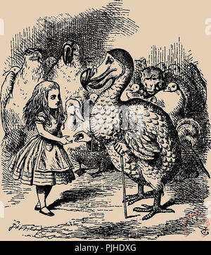 Vintage john tenniel artwork Foto Stock