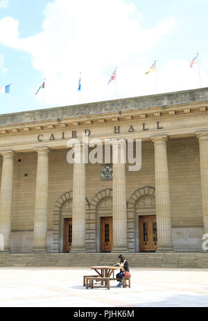 Caird Hall, un concerto auditorium sulla piazza della città, nel centro di Dundee, in Tayside, in Scozia, Regno Unito Foto Stock