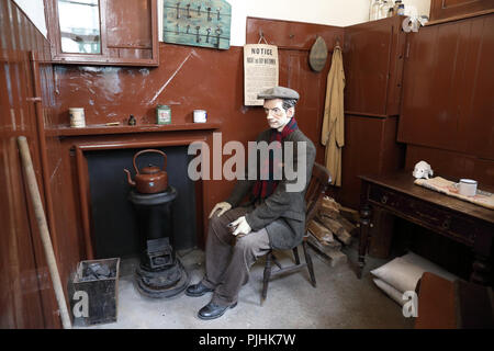Verdant Works, un mulino restaurato che mostra le fasi di locale 19th del XX secolo la produzione di iuta, una grande industria a Dundee, su Tayside, Scotland, Regno Unito Foto Stock