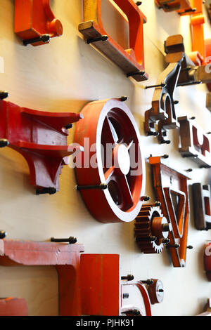 Verdant Works, un mulino restaurato che mostra le fasi di locale 19th del XX secolo la produzione di iuta, una grande industria a Dundee, su Tayside, Scotland, Regno Unito Foto Stock