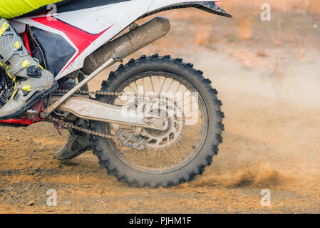 Fantastico Motocross rider Foto Stock