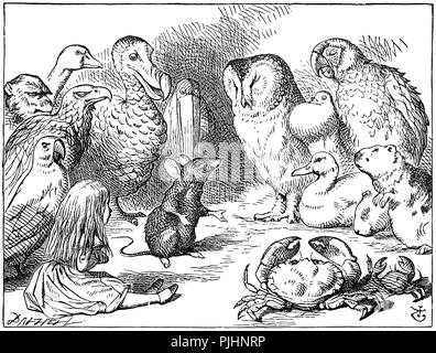 John Tenniel illustrazione Foto Stock