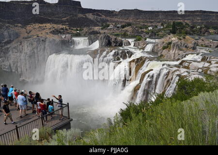 Shoshone Falls, Idaho estate Foto Stock