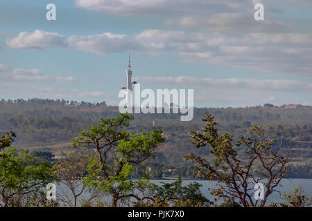 La televisione digitale Tower (Torre de TV digitale) - Brasilia, Distrito Federal, Brasile Foto Stock