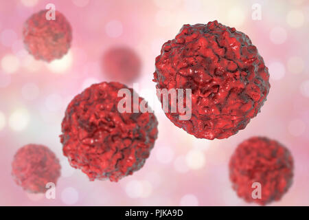 Le cellule staminali embrionali umane, illustrazione del computer. Foto Stock