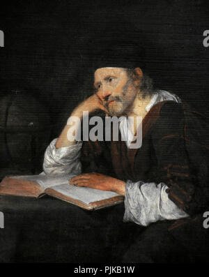Eraclito (544-484 a.C.). Filosofo greco. Ritratto di Gerard ter Borch (1617-1681), ca.1648. . Wallraf-Richartz Museum. Colonia. Germania. Foto Stock
