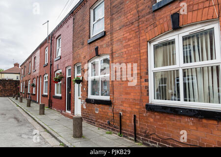 Casa d'infanzia di Geroge Harrison in Liverpool Foto Stock