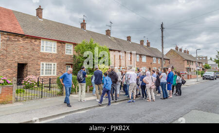 Infanzia a casa di George Harrison in Liverpool Foto Stock