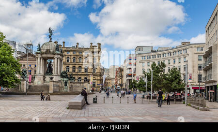 Streetview Durby Square a Liverpool Foto Stock