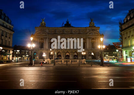 Opera National de Paris al mattino presto, Francia Foto Stock