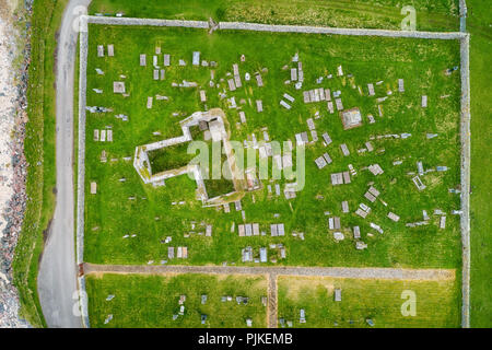 Cimitero di Balnakeil Village, Scozia Foto Stock