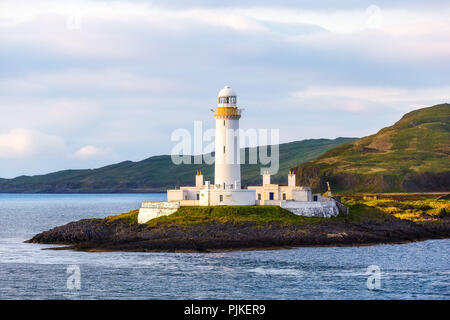 Eilean Musdile faro di Lismore Foto Stock