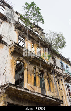 Cuba, La Habana, Centro distretto, del decadimento Foto Stock