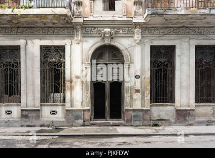 Cuba, La Habana, Centro distretto, del decadimento Foto Stock