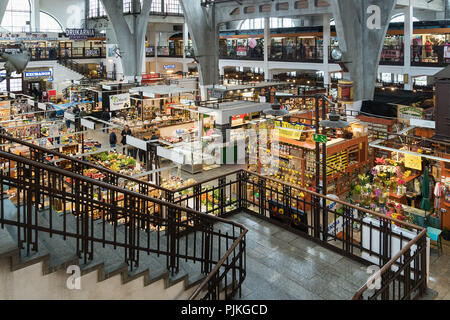 Polonia Wroclaw, Market Hall, Hala Targowa Foto Stock