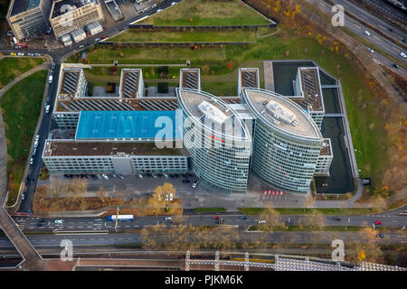 E.ON Campus Essen, EON sede centrale di Essen, la zona della Ruhr, Nord Reno-Westfalia, Germania Foto Stock