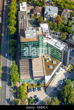 Vista aerea, Kassenärztliche Vereinigung Westfalen-Lippe sulla B1, capo ufficio di Dortmund, Dortmund, la zona della Ruhr, Nord Reno-Westfalia, Germania Foto Stock
