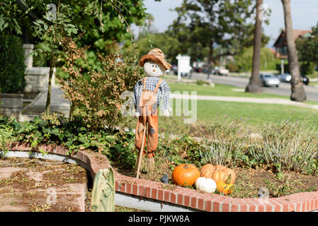 Halloween a fronte di decorazioni per la casa Foto Stock