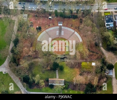 Open Air Theatre Wattenscheid in Wattenscheid Stadtgarten, Bochum Wattenscheid, la zona della Ruhr, Nord Reno-Westfalia, Germania Foto Stock