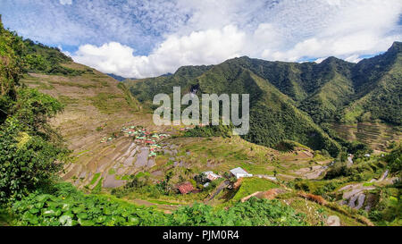 Terrazze di riso Batad sull'isola di Luzon nelle Filippine, Foto Stock