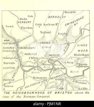 Immagine dalla pagina 35 di 'Some conto dell'Landholders del Gloucestershire nominato nel Libro di Domesday, A.D. 1086. (Ri-stampato da operazioni di Bristol e Gloucestershire Società Archeologica, Vol. IV.)' dal Brit0003. Foto Stock