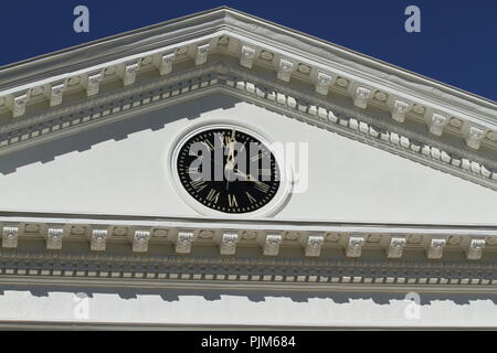 UVA Rotunda dell orologio, Charlottesville, Virginia Foto Stock